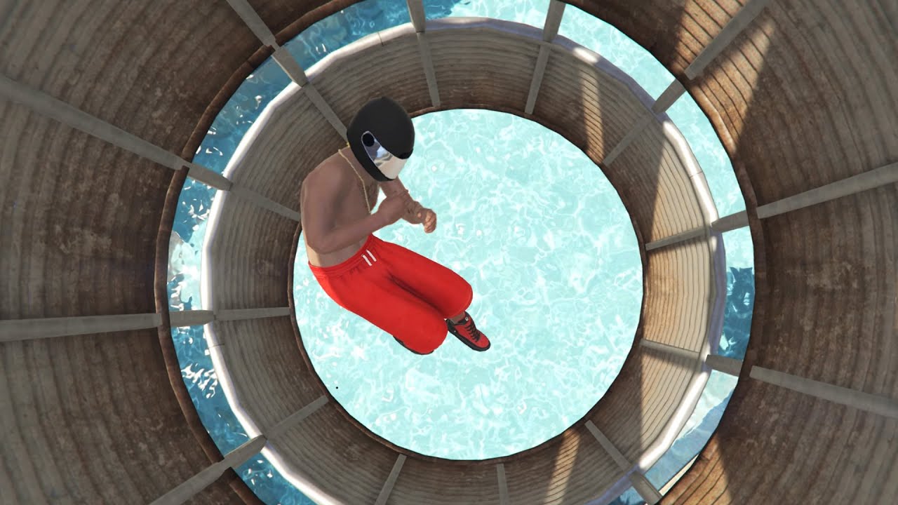 TOBOGGAN AQUATIQUE !! GTA 5 ONLINE