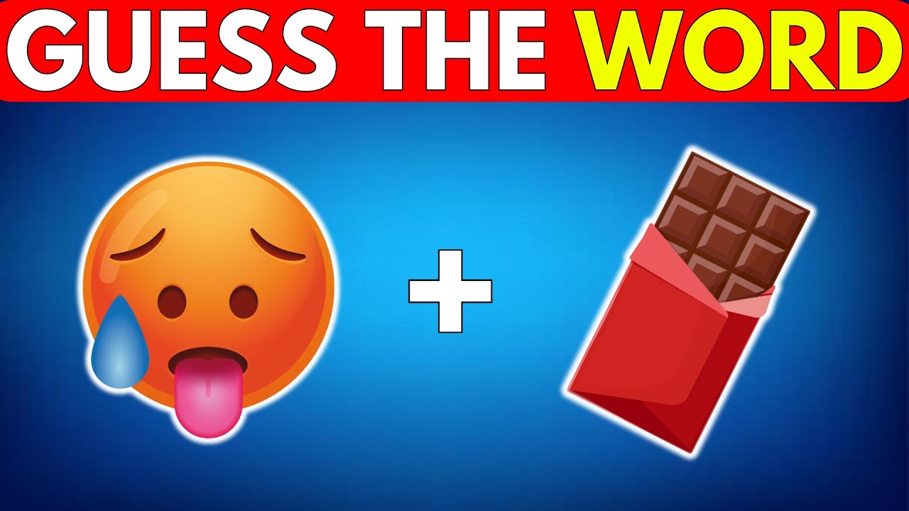 Can You Guess The WORD By Emojis? 🤔 Popular Words Emoji Quiz Challenge