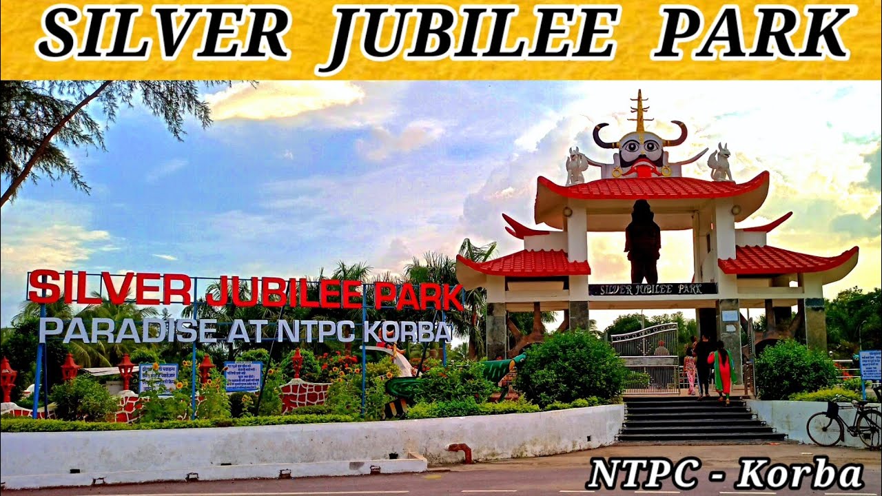 Silver Jubilee Park NTPC Jamnipali Korba Chhattisgarh | Garden with Lake | Golden Bird Vlogs
