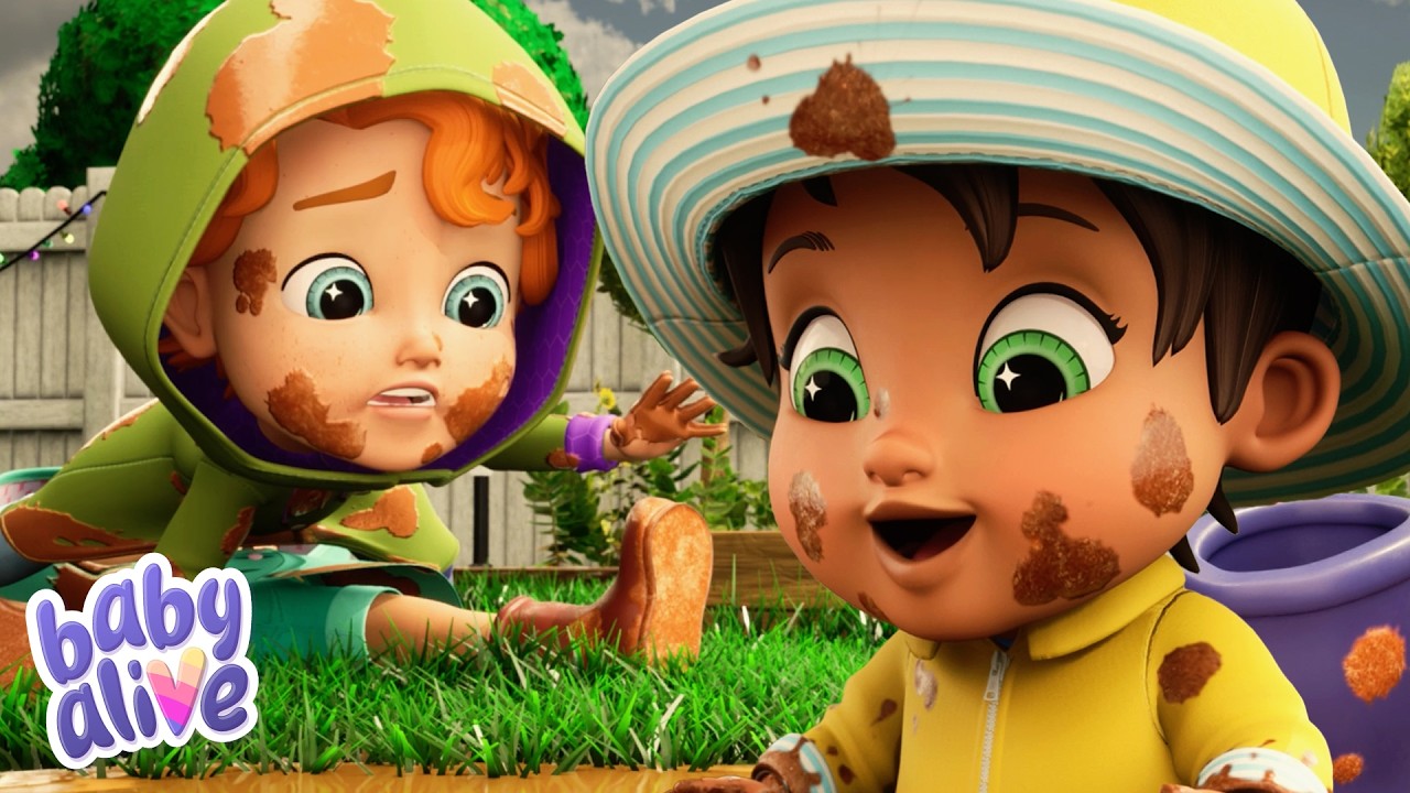 Muddy Monster Playtime 🙉 Baby Alive Official 🍼 Cartoons for Kids ✨ Kids Videos 💕