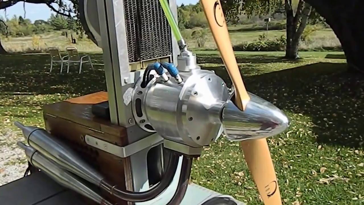 New water cooled Hale rotary engine