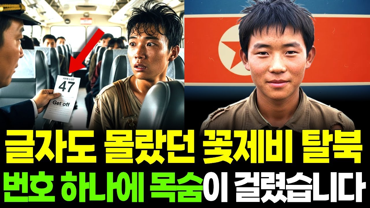 글자도 몰랐던 꽃제비 탈북 번호 하나에 목숨이 걸렸습니다.