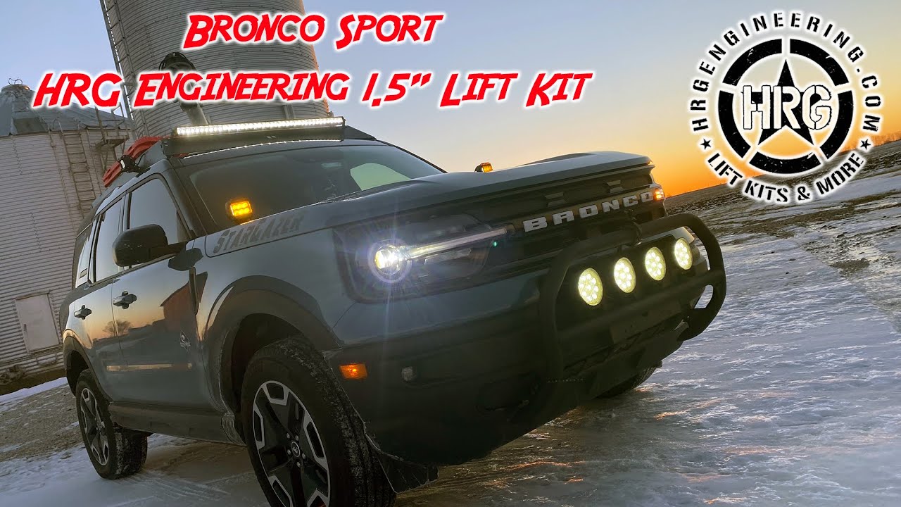 Bronco Sport &laquo;StartGazer&raquo; поднимается с помощью комплекта лифта HRG Off-Road на 1,5 дюйма