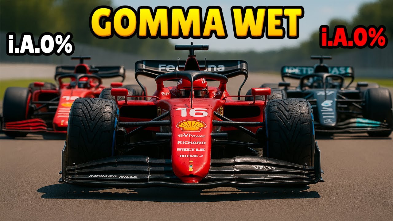 F1 IA 0% ma con GOMME da BAGNATO su PISTA ASCIUTTA!