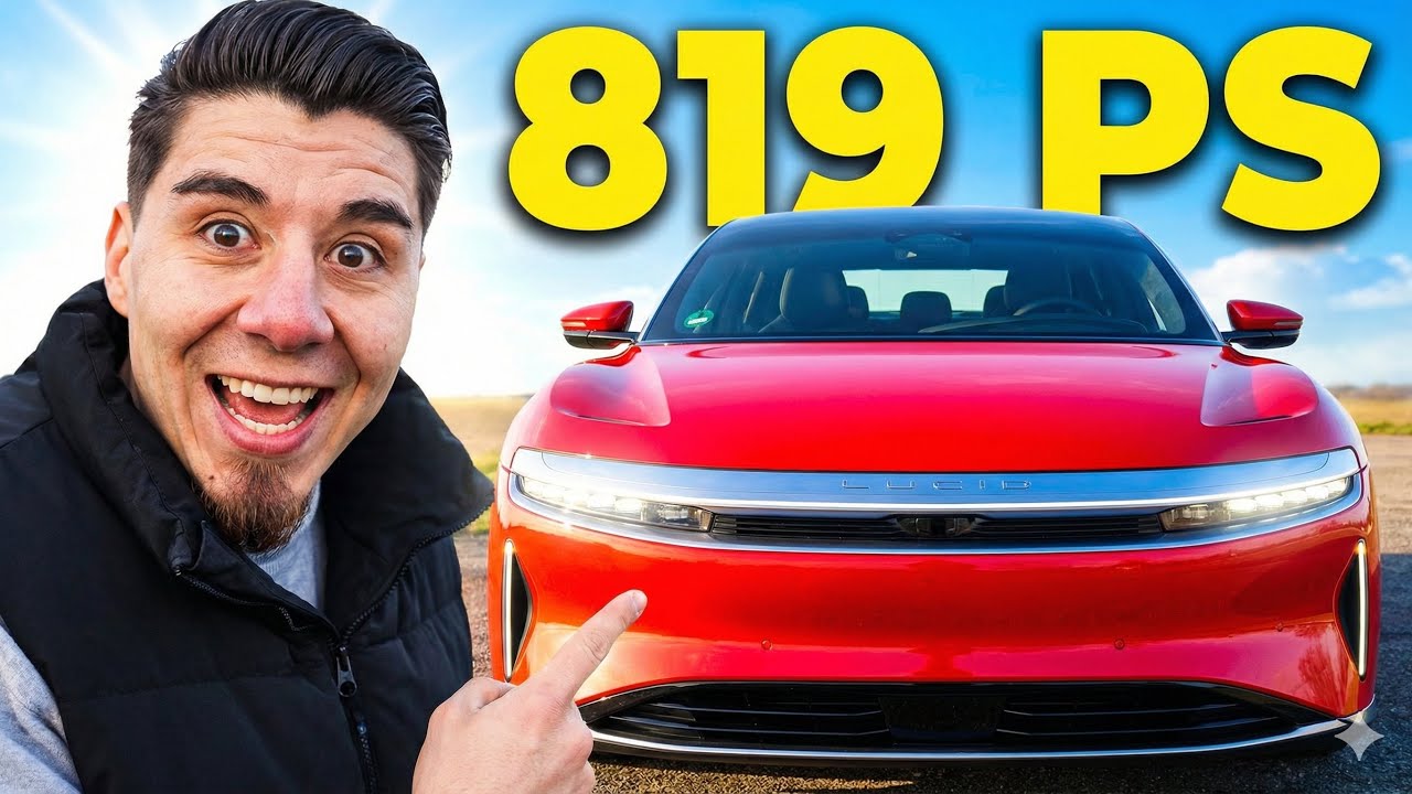819 PS Lucid Air GT: Diese Beschleunigung fühlt sich ILLEGAL an!