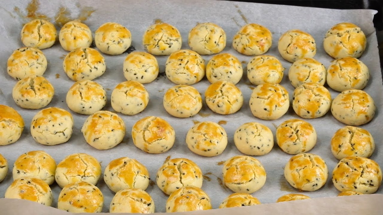 Çörekotlu Kurabiye Tarifi | Çörek Otu ile Tuzlu Kurabiye Nasıl Yapılır
