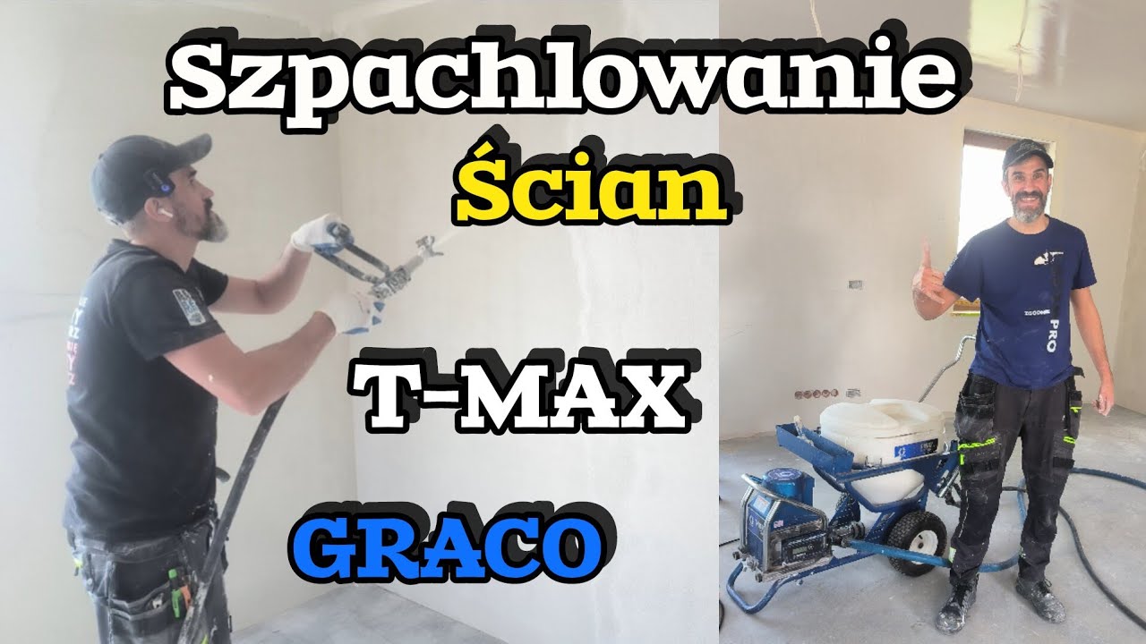 Szpachlowanie Ścian T-MAX Graco