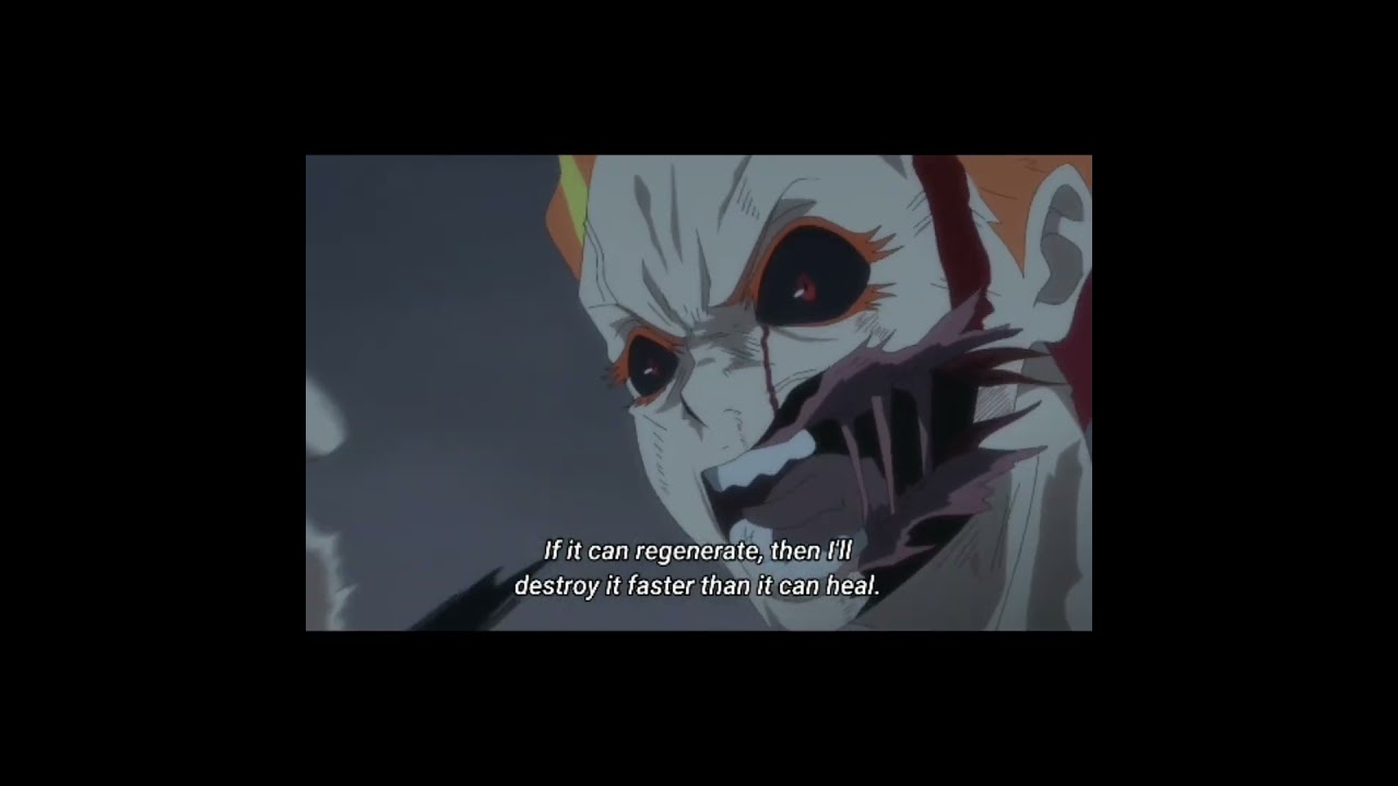 Gabimaru's first encounter with Lord Tensen 
