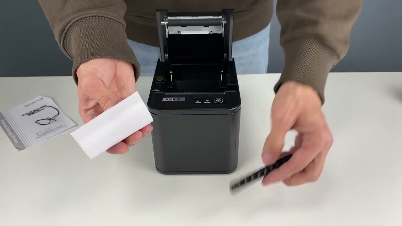 Принтер чеков с резаком XPrinter 80T USB/LAN