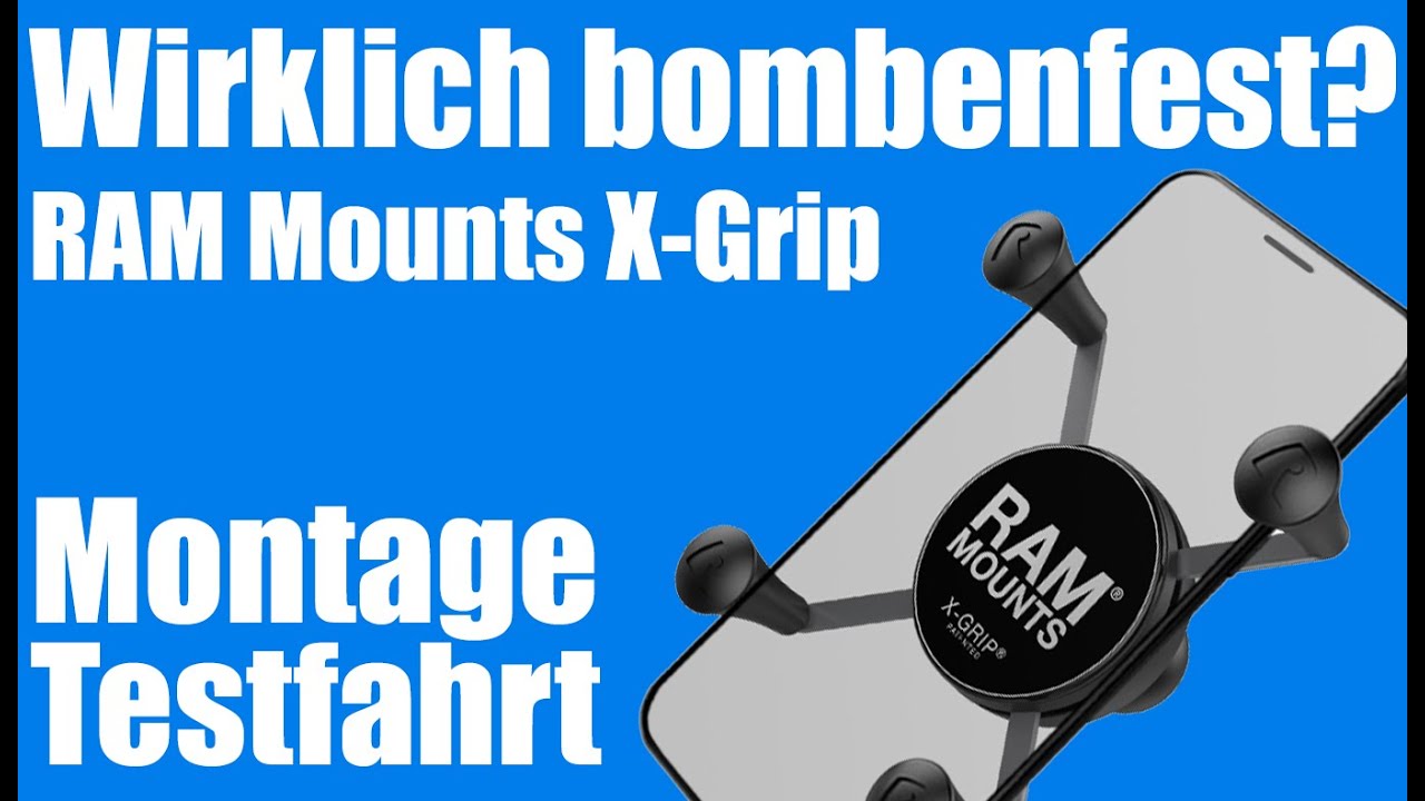 RAM Mount X-Grip | Wirklich bombenfest? | Check am Motorrad