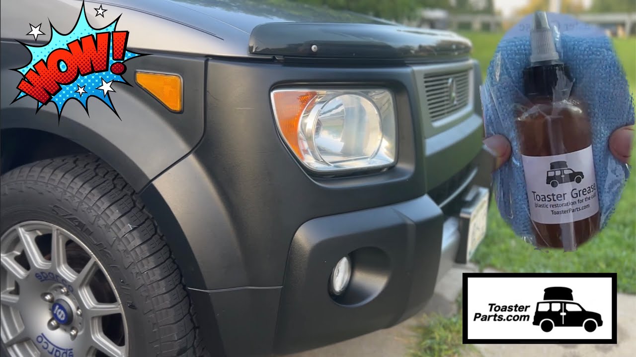 Toaster Grease Review: from ToasterParts.com - Honda Element Plastic Restoration