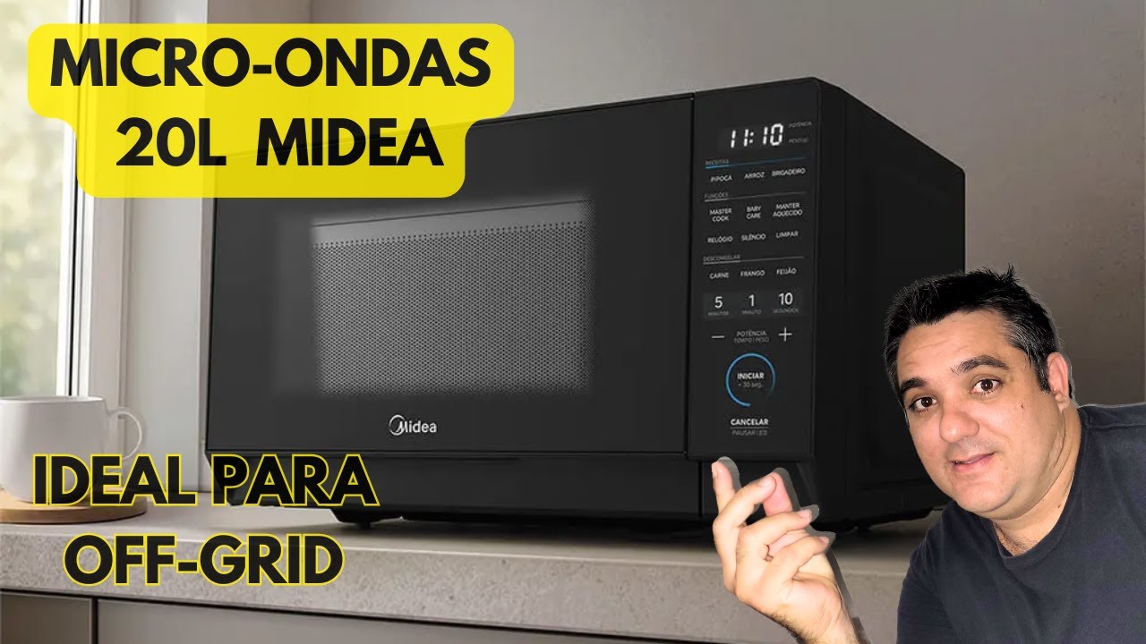 Micro-ondas 20L Preto MasterCook Midea: Explicação Detalhada