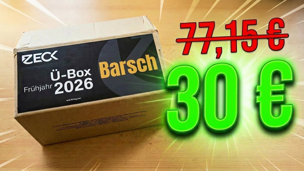 Zeck Ü-Box Barsch 2026 unboxing🤩 Preiskracher
