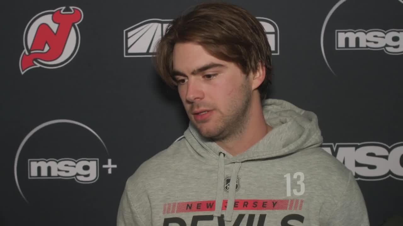 Hischier, Hamilton, Dillon and Tatar speak after Devils Camp Day 1