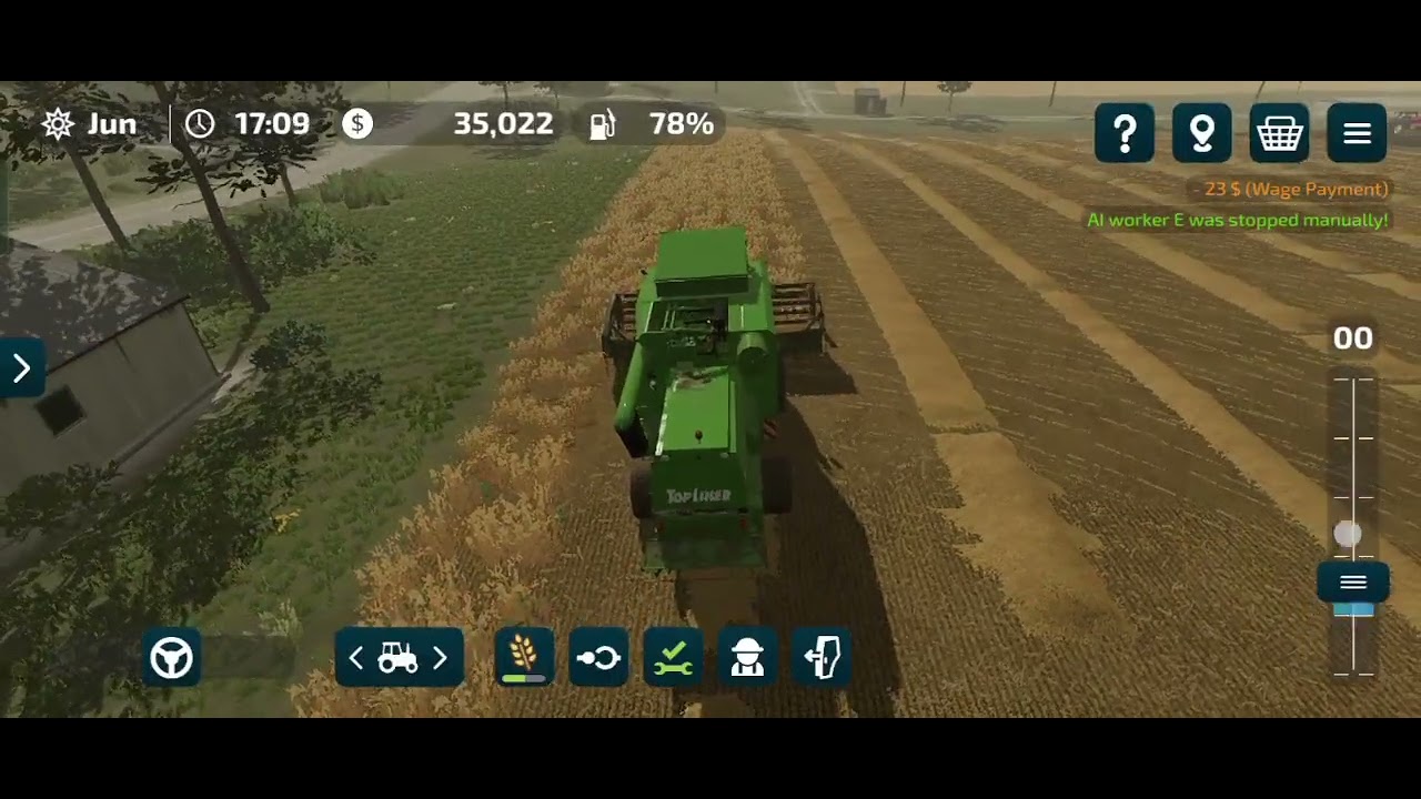 Farming Simulator 23 Android | Part 5. Efek menggunakan alat penyemprot di tanaman Canola
