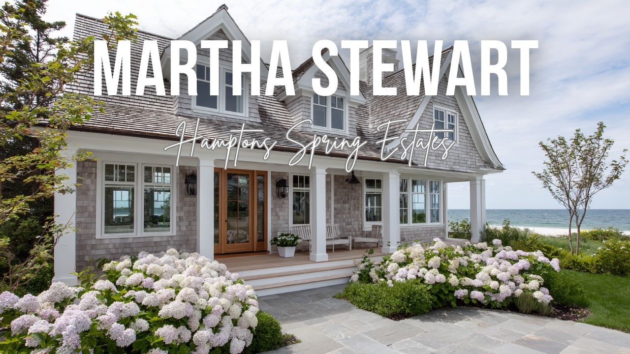 Hamptons Spring Estates Inspired by Martha Stewart Timeless Coastal Grace