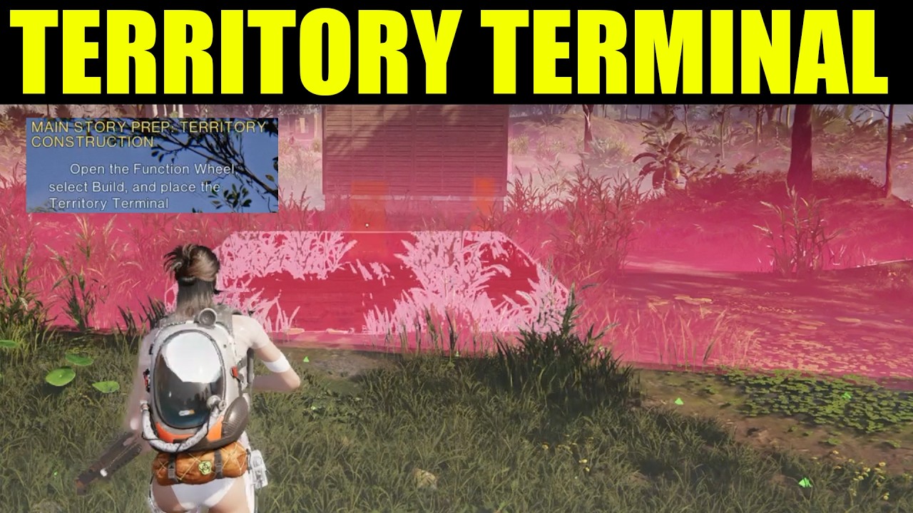 Once Human - how to place the territory terminal