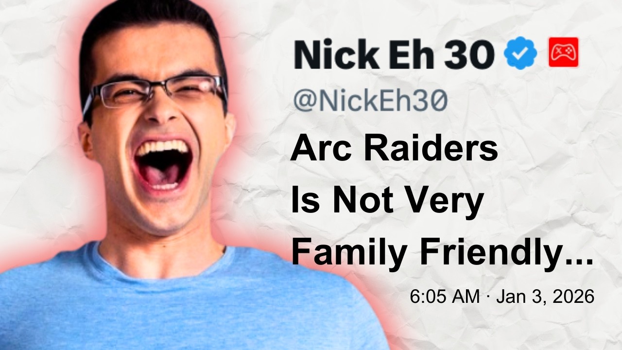 NickEh30 Crashing Out On Arc Raiders For 8 Minutes Straight