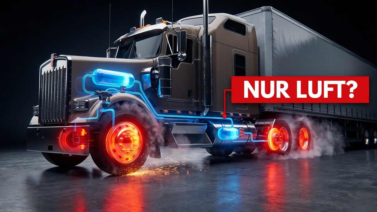 Wie funktionieren Druckluftbremsen bei Lastwagen?
