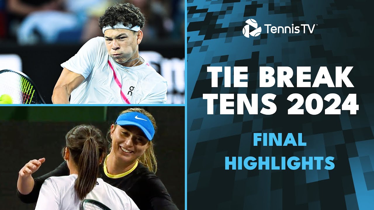 Shelton/Navarro vs Tsitsipas/Badosa For The Crown 🏆 | Tie Break Tens 2024 Final Highlights