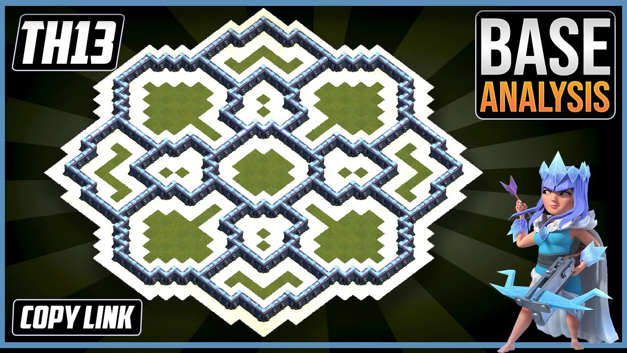 THE NEW BEAST TH13 HYBRID/TROPHY Base 2025 | Town Hall 13 (TH13) Hybrid Base Design – Clash of Clans