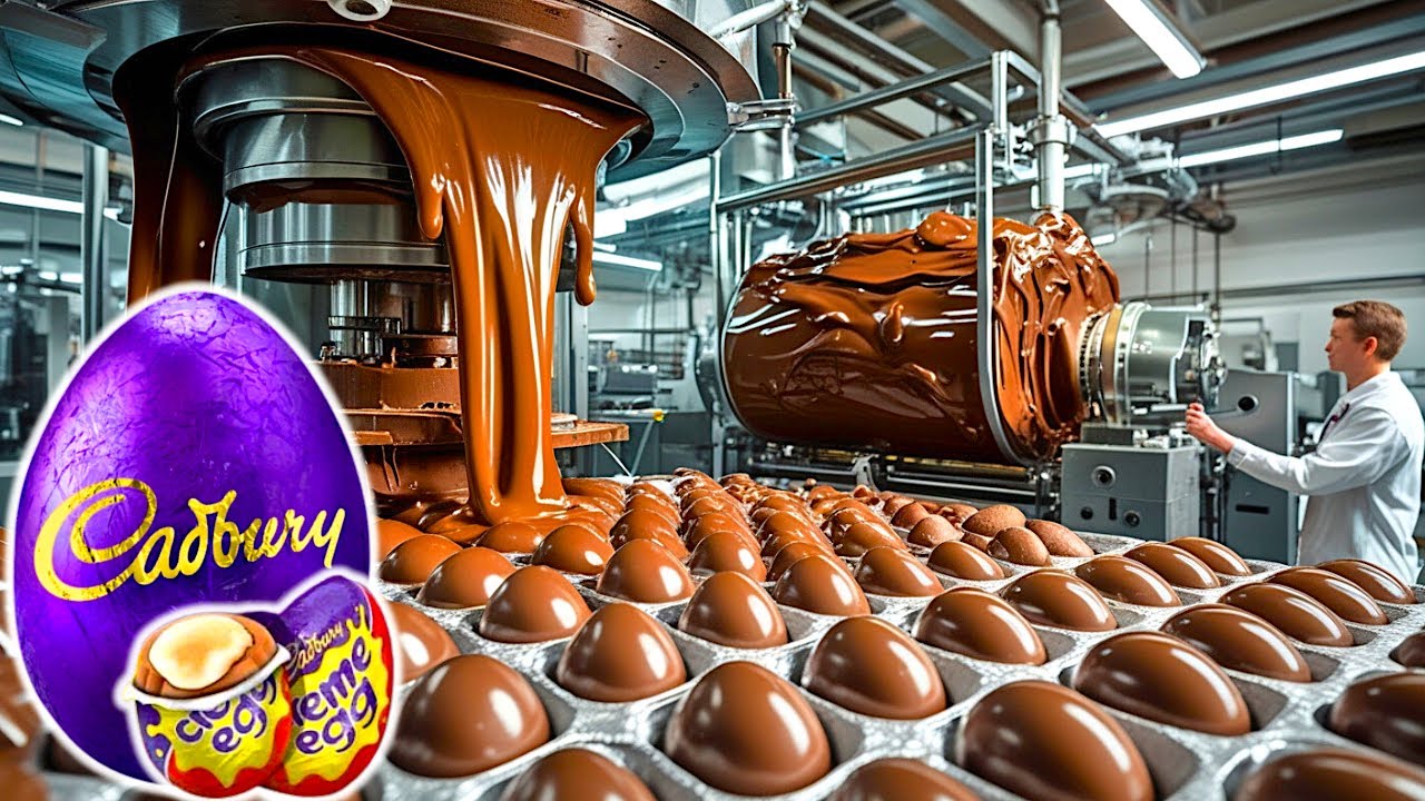How CADBURY EASTER CHOCOLATE is made in factory