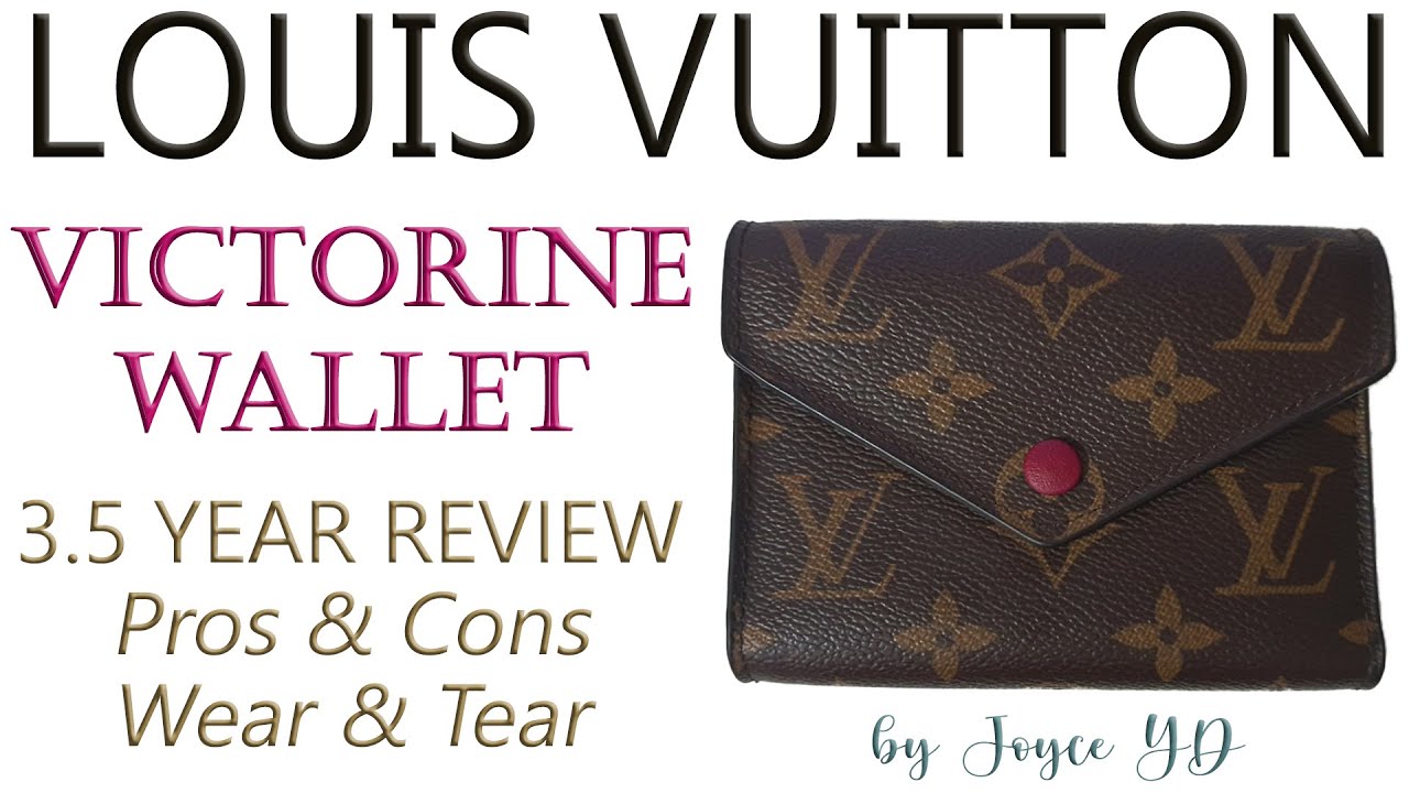 Louis Vuitton Victorine Wallet | 3.5 Year Review | Pros and Cons | Wear and Tear