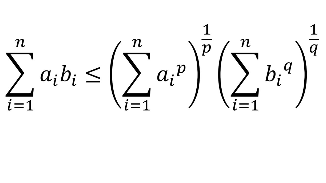 Holder Inequality proof | Young Inequality