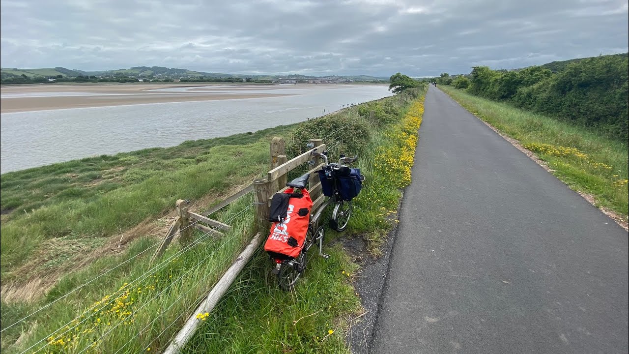 Brompton bike packing the Devon C2C, Okehampton to Illfacombe