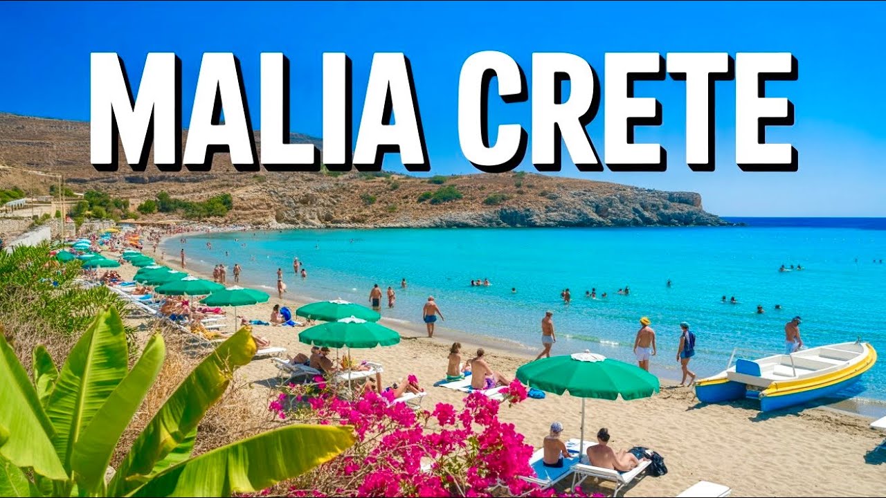 Malia Beach, CRETE: The Hidden Paradise You Need to Visit! 🇬🇷