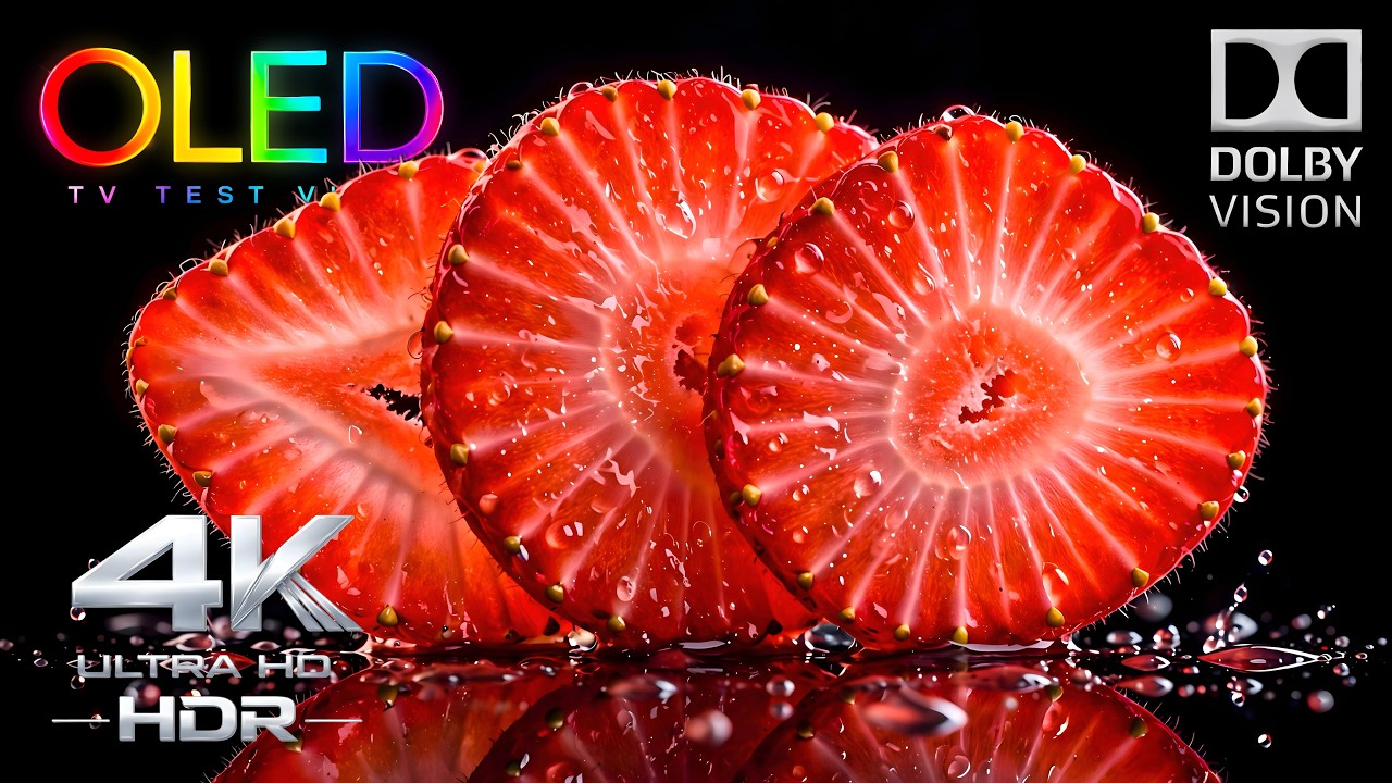 This Is How Deep OLED Black Should Look | 4K HDR 60FPS Dolby Vision OLED Test (4K Video Ultra HD)
