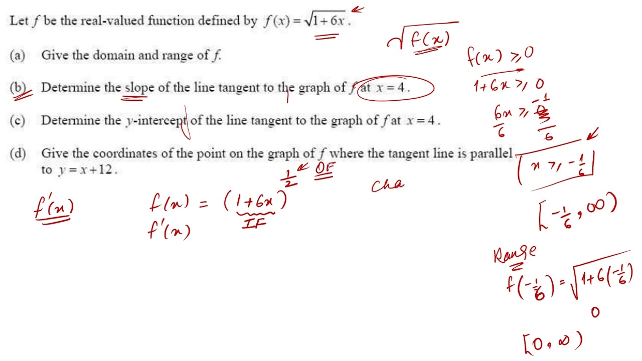 Unit 2 Differentiation Miscellaneous Word problems Part 1