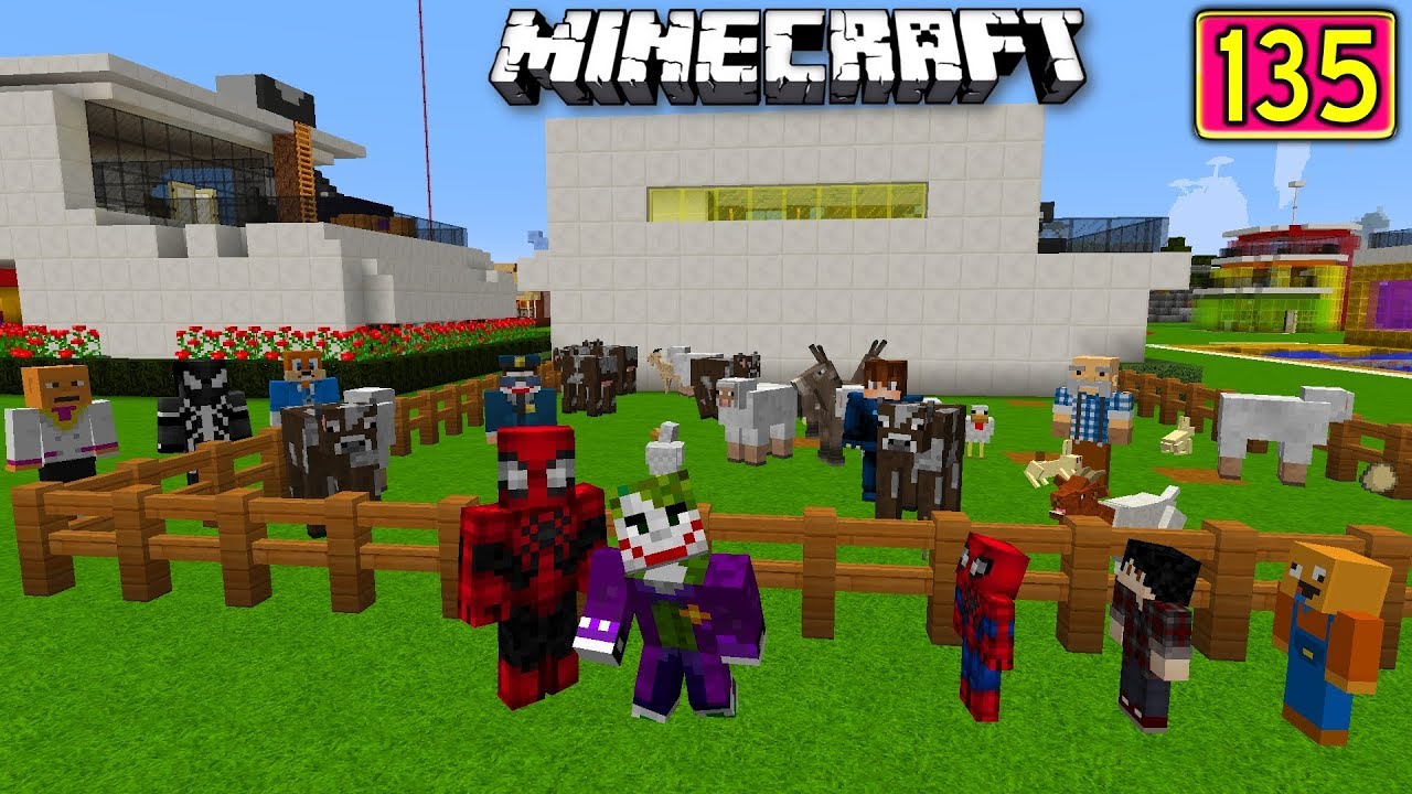 ÖRÜMCEK BEBEK ŞEKER TOPLUYOR - Örümcek Köyünde Kurban Bayramı Minecraft Maceraları 135