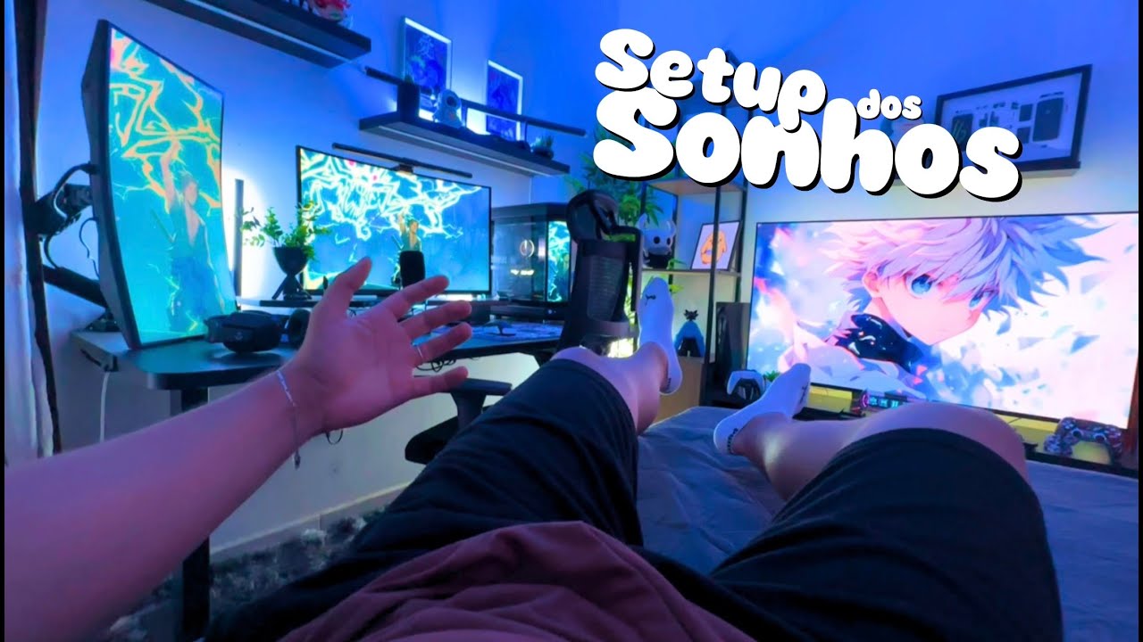 Um TOUR completo pelo meu setup gamer 2025