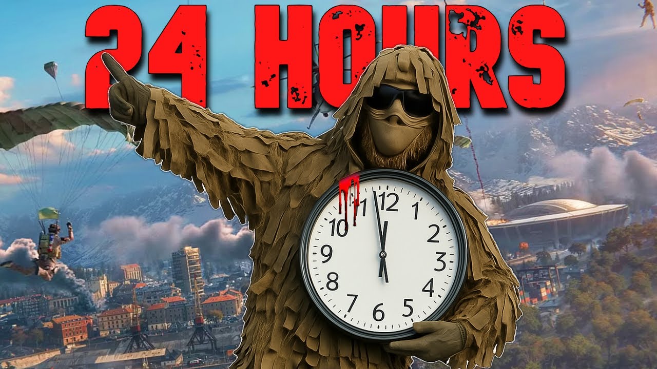 I Spent 24 Hours as a Ghillie Suit in Warzone