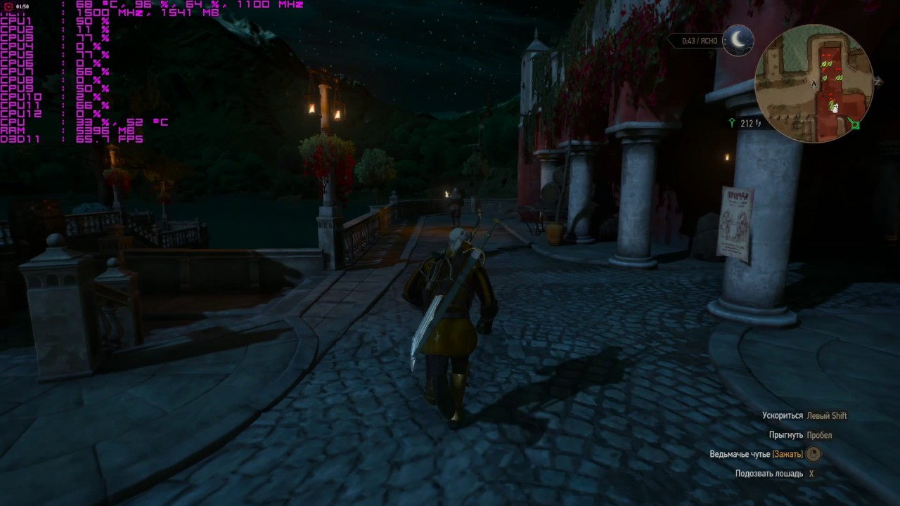 The Witcher 3 R9 280x Xeon W3680