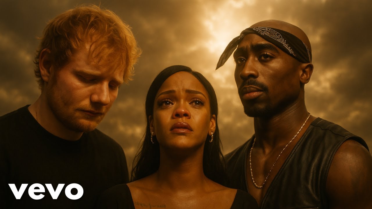 Ed Sheeran and Rhianna - Thug Angel (Rest Easy 2Pac) | Tribute to 2pac {Lyric Video}