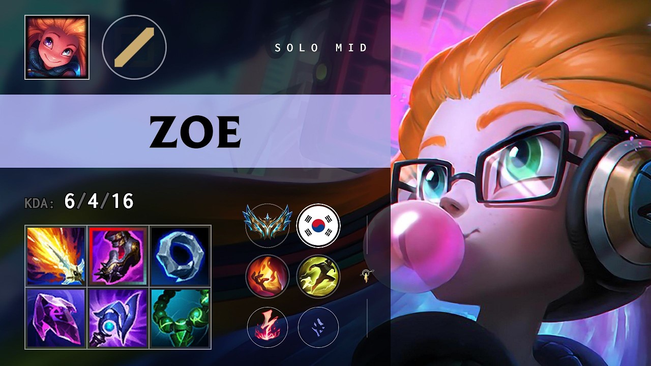 Zoe Mid vs Mel (NS SeTab) - KR Challenger Patch 26.14