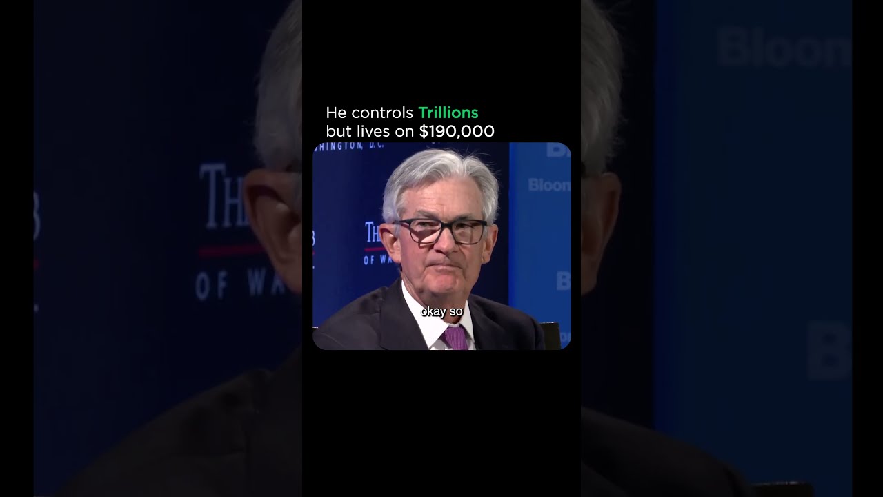 Fed Chairman Jerome Powell Only Makes $190K A Year?!  #podcast #clips #successmindset