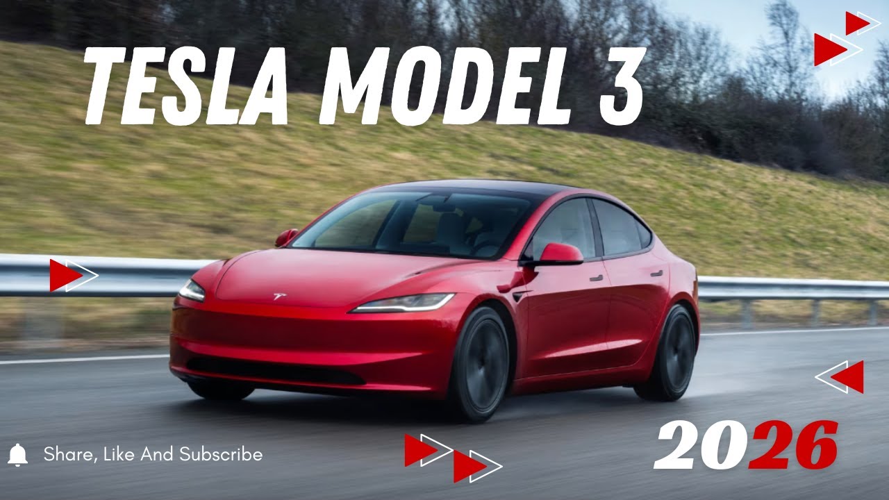 Tesla Model 3 2026: скрытые обновления, которые вас поразят | Цена и ассортимент