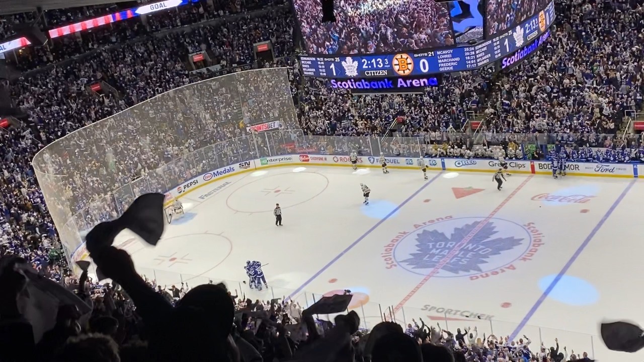 Bruins@Leafs G6 R1 Playoffs GOAL