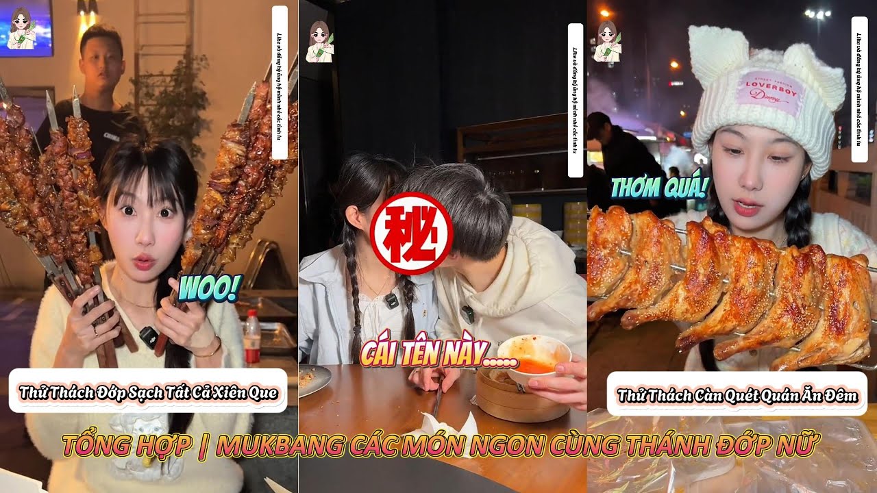 Tổng hợp - Thánh Đớp Nữ Thử Thách Mukbang Tất Cả Các Món Ngon | Phần 18