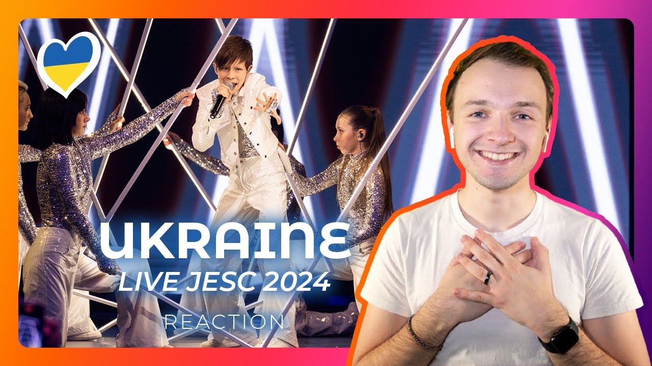 MY LIVE REACTION to UKRAINE at JUNIOR EUROVISION 2024 | Artem Kotenko - Hear Me Now (ДІМ)