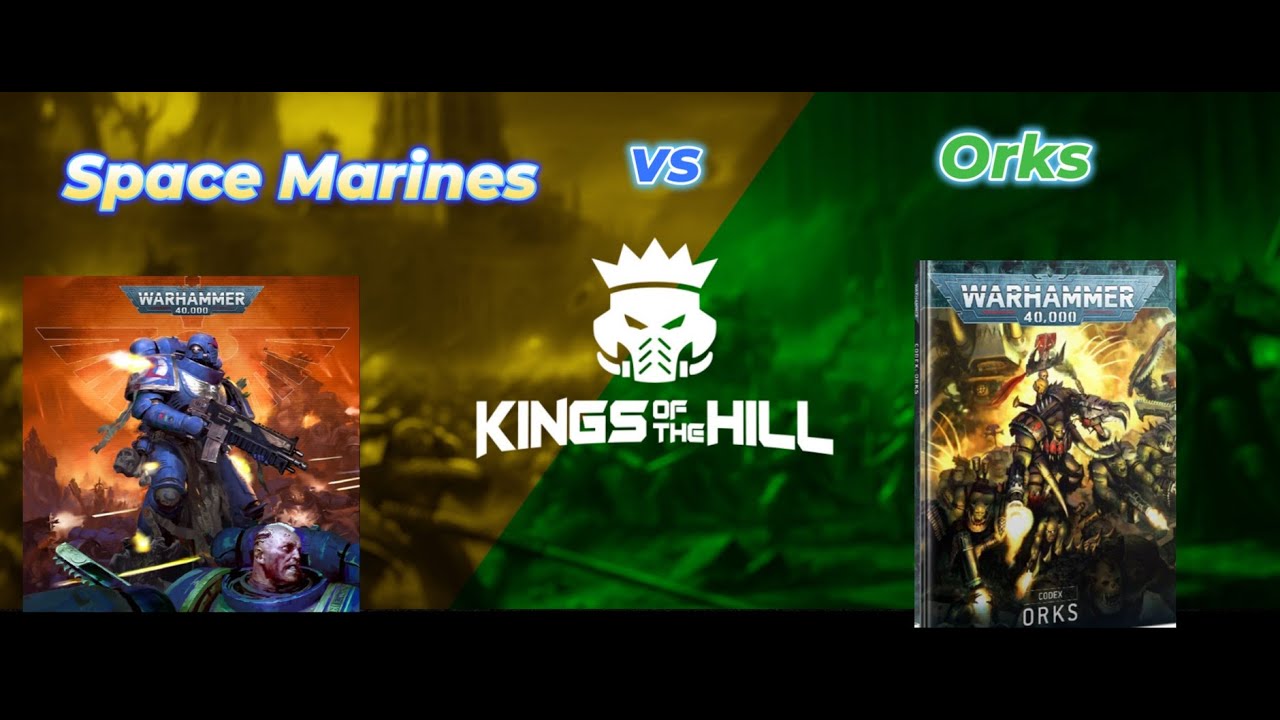 Space Marines (Vanguard) vs Orks (Bully Boyz)