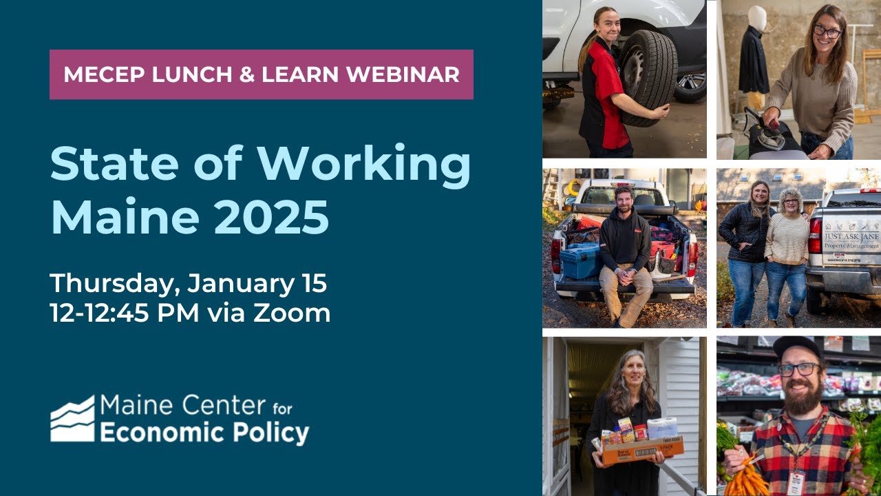 WEBINAR: State of Working Maine 2025