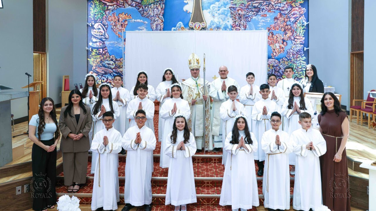 The First Holy Communion of 2025 in Saskatoon , Canada