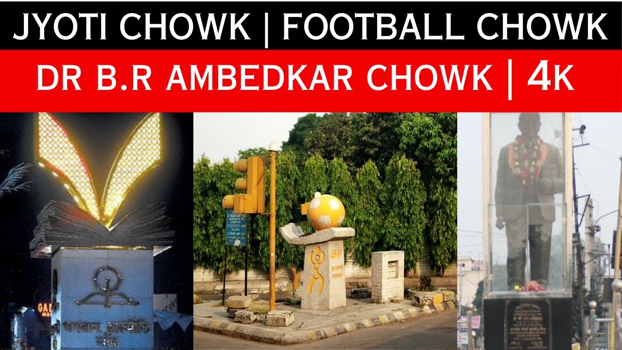 Jalandhar Famous Chowks | Football Chowk | Ambedkar Chowk | Bhagwan Valmiki Chowk | 4k Video