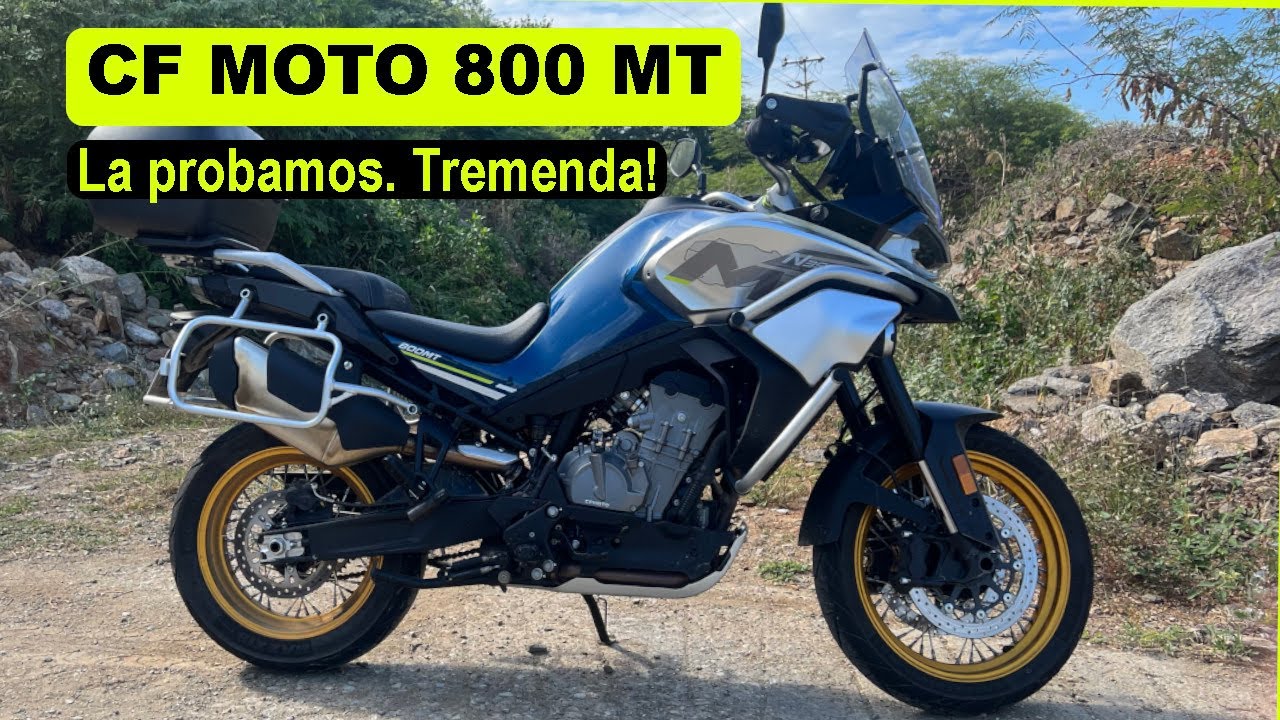 Probamos la CFMOTO 800MT una moto fabricada en China con motor KTM de 95 HP y muchos adicionales.