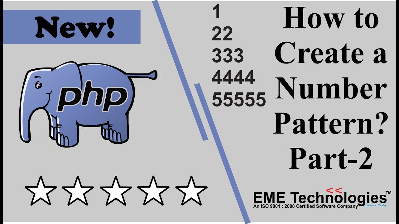 How to Create a Number Pattern in PHP Part - 2