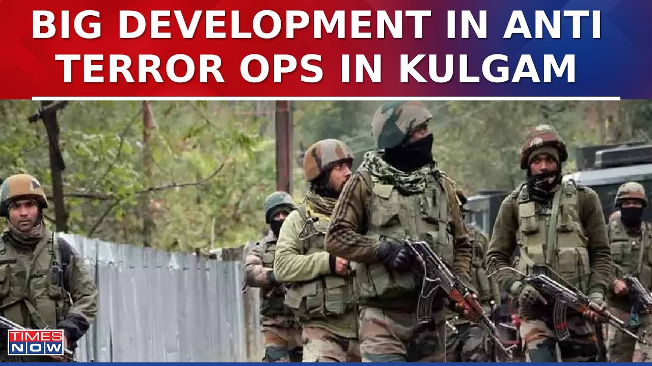 Anti Terror Ops In Kulgam: 5 terrorists Gunned Down, Hunt For More Continues In Jammu & Kashmir